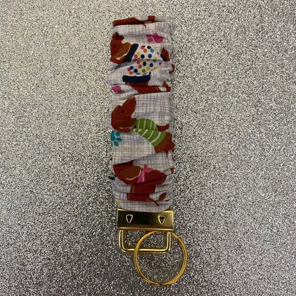 Accessories - NWOT Handmade Fabric Scrunchie Key Chain/Key Fob